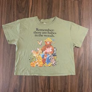 Target ‘Babes In The Woods’ Green Graphic T-shirt